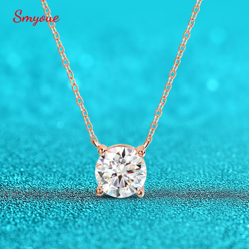 Colar Clássico Feminino em Prata 925 com Zircônia